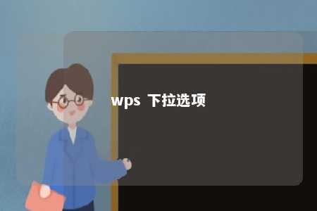 wps 下拉选项 