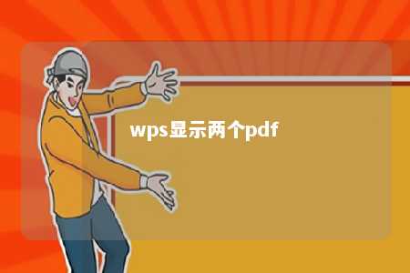 wps显示两个pdf 