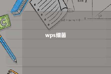 wps细菌