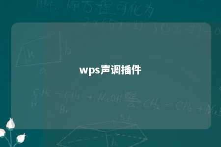 wps声调插件 