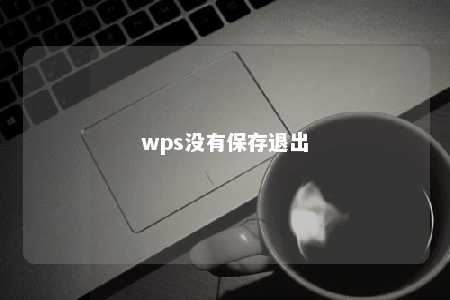 wps没有保存退出 