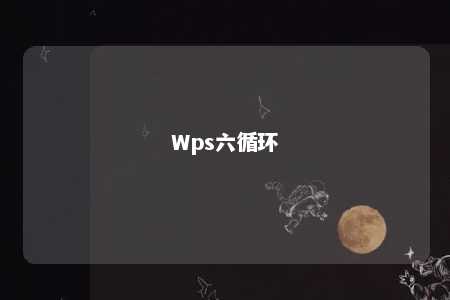 Wps六循环 