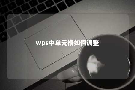 wps中单元格如何调整 